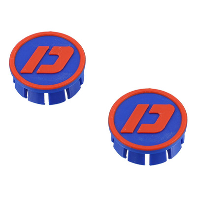 Bouchons de cadre Doppler bleu/rouge Beta RR Factory/Motard track