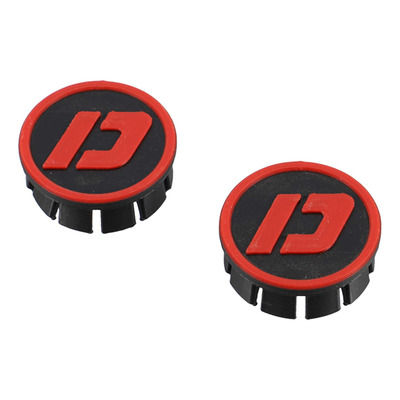 Bouchons de cadre Doppler noir/rouge Beta RR Factory/Motard track