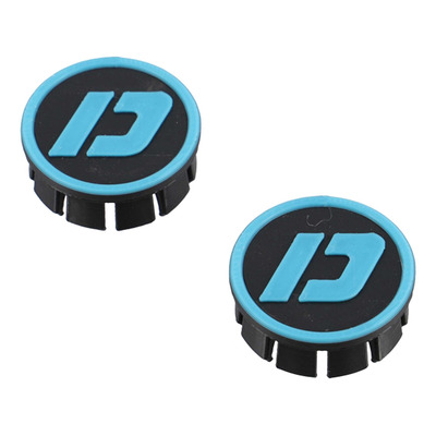 Bouchons de cadre Doppler noir/turquoise Beta RR Factory/Motard track