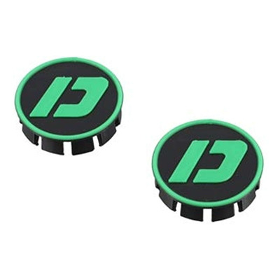 Bouchons de cadre Doppler noir/vert Rieju MRT/Sherco SE-R/SM-R