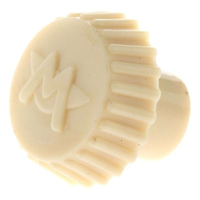 Bouton molette avec logo Motobécane crème boite a outils
