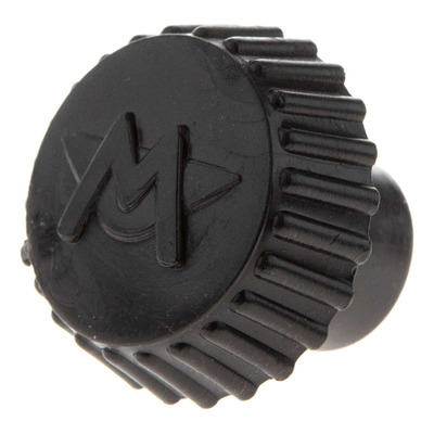 Bouton molette avec logo Motobécane noir boite a outils