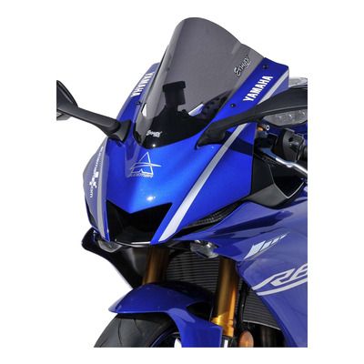 Bulle Ermax Aéromax Yamaha YZF-R6 17-22 noir foncé opaque