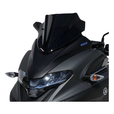Bulle Ermax Supersport 30 cm Yamaha Tricity 300 20-24 noir foncé opaque