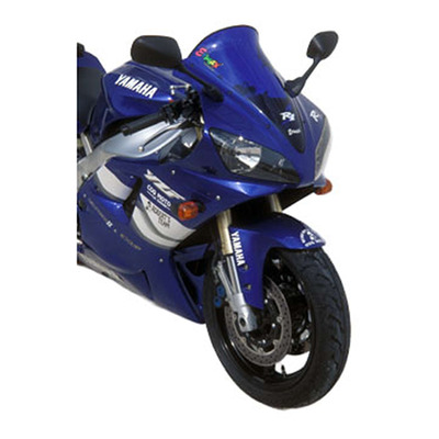 Bulle haute protection 44 cm (+5 cm) Ermax Yamaha YZF-R1 00-01 noir foncé opaque