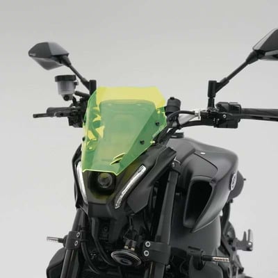 Bulle sport BCD jaune fluorescent Yamaha MT-09 2021-23
