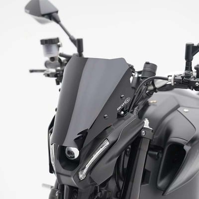 Bulle sport BCD noir brillant Yamaha MT-09 2021-23