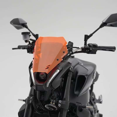 Bulle sport BCD orange fluorescent Yamaha MT-09 2021-23