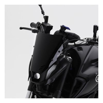 Bulle sport noir brillant BCD pour Yamaha MT07 2021-23