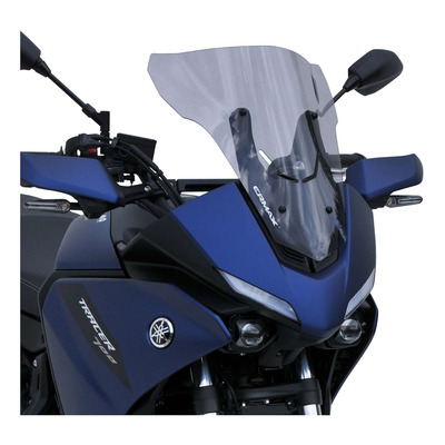 Bulle taille origine Ermax Yamaha Tracer 7 20-25 noir foncé opaque