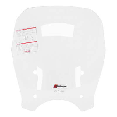 Bulle transparente Faco Yamaha XSR 900 2016-19