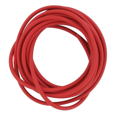 Câble de bougie Ø5mm PVC rouge (rouleau de 5m)