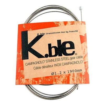 Câble de dérailleur Campagnolo 1,90m Transfil acier inoxydable (x25)