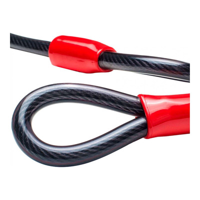 Câble Ø15 sans verrouillage Qloc 9000mm - noir/rouge