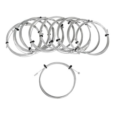 Câbles de dérailleur vélo pour Shimano Ø1,2mm (2,10m - sachet de 10)