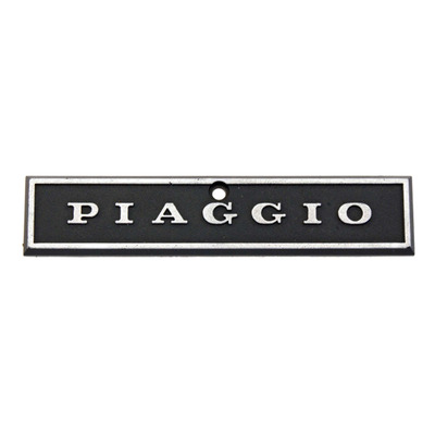 Cache de colonne de direction RMS noir/argent Piaggio fixation par vis