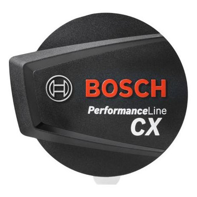 Cache habillage logo VAE Bosch rond noir/rouge - Bosch (Performance Line CX Smart System)