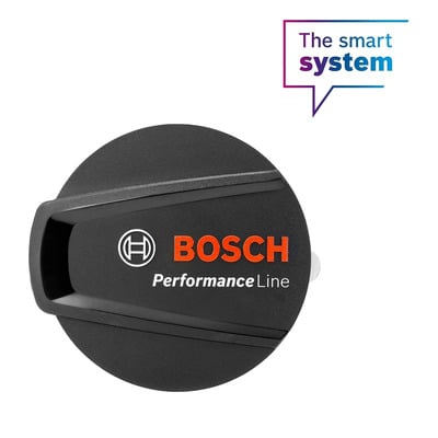 Cache habillage logo VAE Bosch rond noir/rouge - Bosch (Performance Line Smart System)