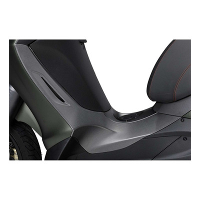 Cache réservoir gauche effet carbone d'origine 1B006053 Piaggio Beverly 300 2016-20