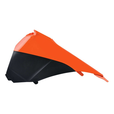 Cache de Boîte à Air POLISPORT Type Origine Orange / Noir - KTM 250 à 450 SXF 13-15