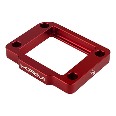 Cale d'admission V2 en aluminium de 10 mm rouge - AM6