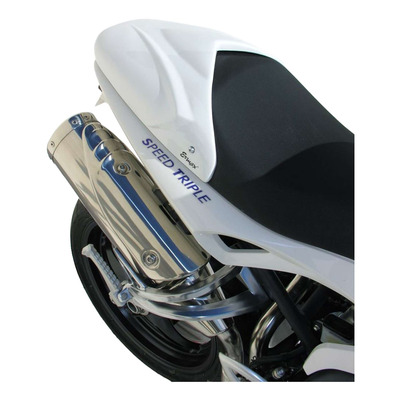 Capot de selle Ermax blanc (fusion white [NF]) Triumph Speed Triple 1050 05-07