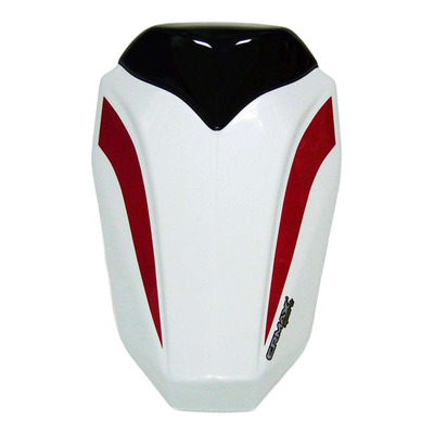 Capot de selle Ermax blanc métal/rouge Yamaha MT-07 18-20
