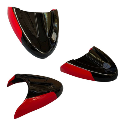 Capot de selle Ermax noir/rouge (Sapphire Black, diablo red [CW]) Triumph Trident 660 21-26
