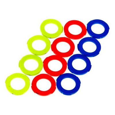 Capuchons de personnalisation étrier de frein Magura 4 pistons Jaune fluo - Rouge fluo - Bleu (x12)