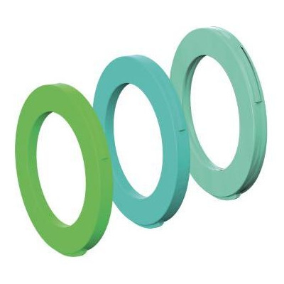 Capuchons de personnalisation étrier de frein Magura 4 pistons Vert - Vert menthe - Bleu turquoise (