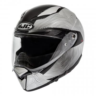 Casque intégral HJC F70 Samos MC10SF blanc/noir mat (ECE 22.05)