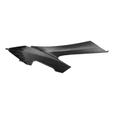 Carénage inférieur gauche de réservoir effet carbone d'origine 2H002147 Aprilia Shiver 900 2017-19