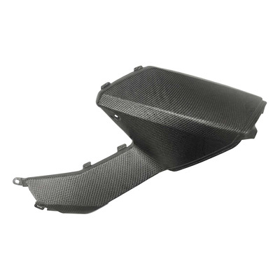 Carénage supérieur droit de réservoir effet carbone d'origine 2H002142 Aprilia Shiver 900 2017-19