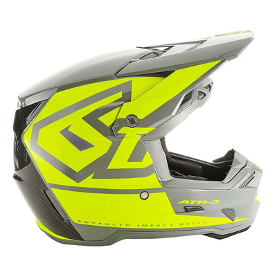 Casque cross 6D ATR-3 Hex glossy neon yellow