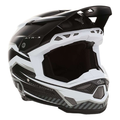 Casque cross 6D ATR-3 Rival blanc mat