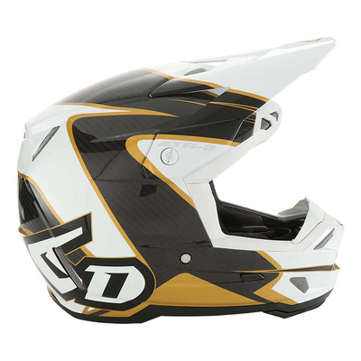 Casque cross 6D ATR-3 Wave glossy gold/white