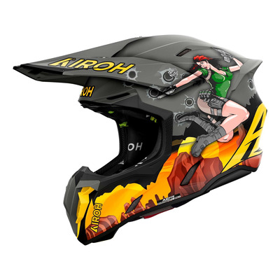 Casque cross Airoh Twist 3 Adventure matt