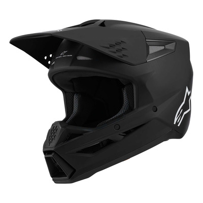 Casque cross Alpinestars SM3 Solid black matt