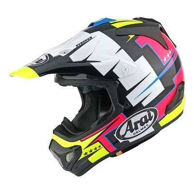 Casque cross Arai MX-V Evo Battle jaune