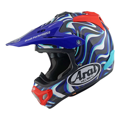 Casque cross Arai MX-V Evo Stream bleu