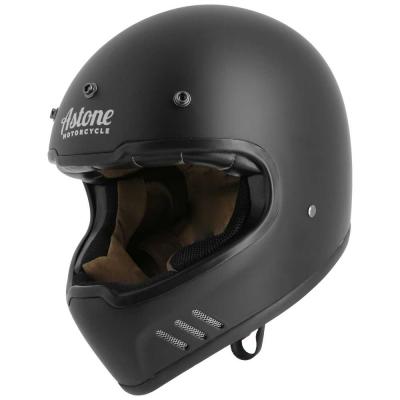 Casque cross Astone SUPER RETRO mat noir