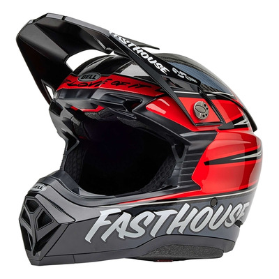 Casque cross Bell Moto-10 Spherical Mips Fasthouse DITD 25 gloss gray/red