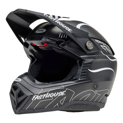 Casque cross Bell Moto-10 Spherical Mips Fasthouse Raven matte black/white