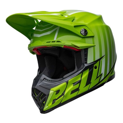 Casque cross Bell Moto-9S Flex Sprint vert/noir mat/brillant