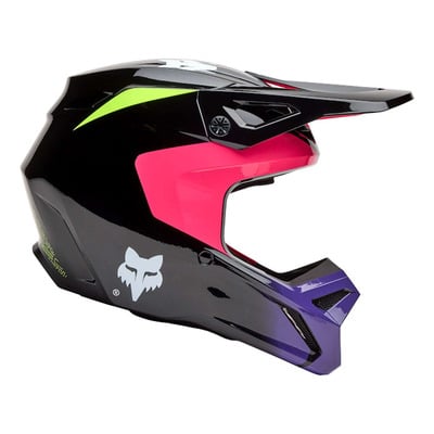 Casque cross enfant Fox Racing Youth V1 Elevated pink
