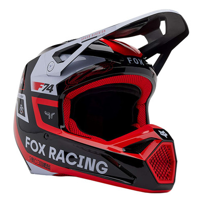 Casque cross enfant Fox Racing Youth V1 Race Spec red fluo
