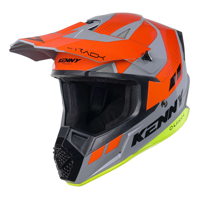 Casque cross enfant Kenny Track Kid Graphic grey/orange