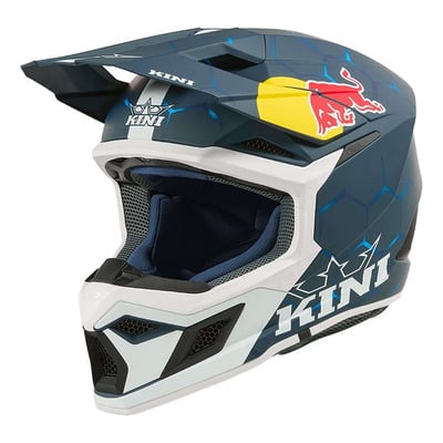 Casque cross enfant Kini Red Bull Youth MX3 1.0 blue/white