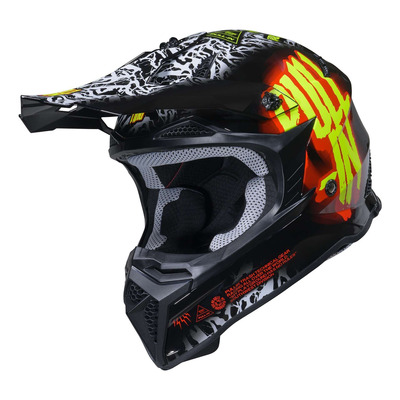 Casque cross enfant Pull-In Graphic + Trash red