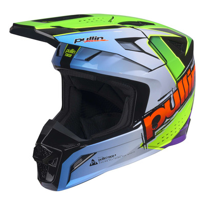 Casque cross enfant Pull-In Kid Master Graphic + Race green neon